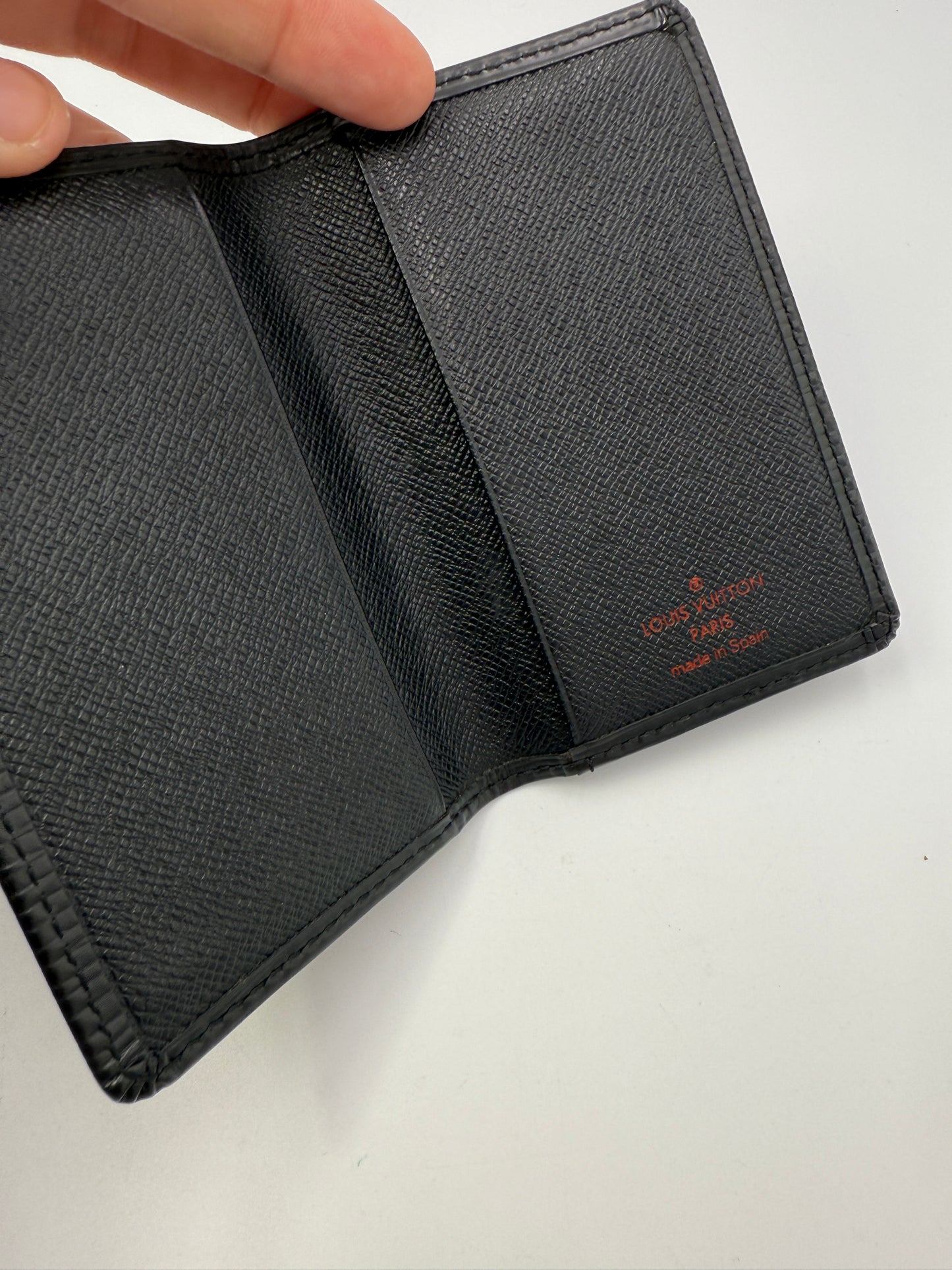 Louis Vuitton Black Epi Leather Pocket Organizer CA0062
