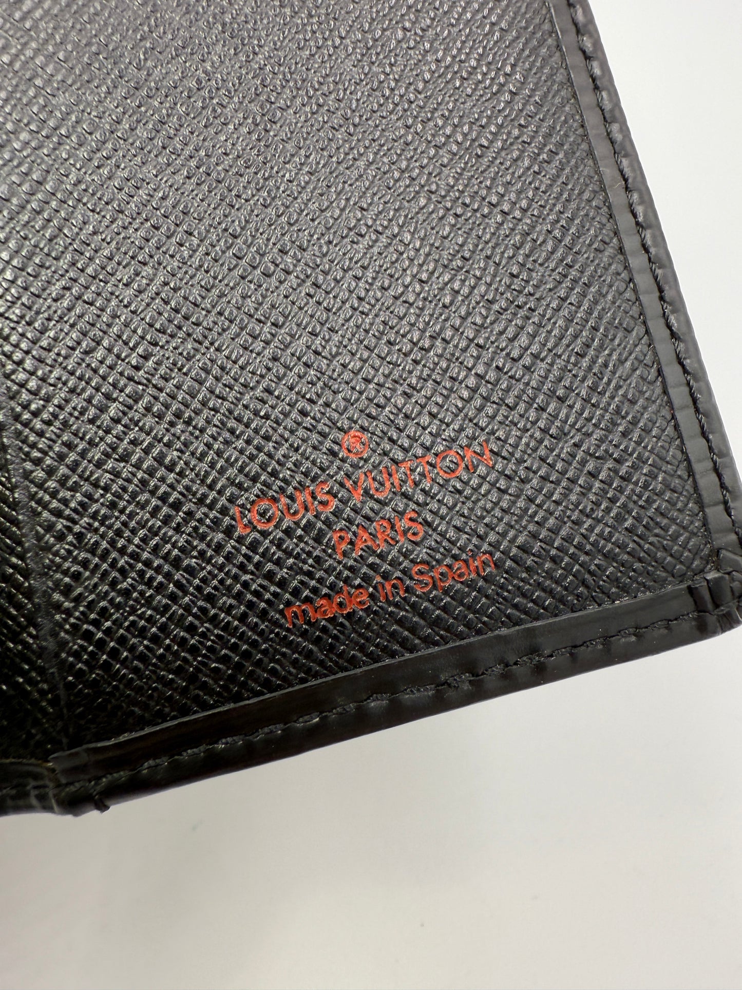 Louis Vuitton Black Epi Leather Pocket Organizer CA0062