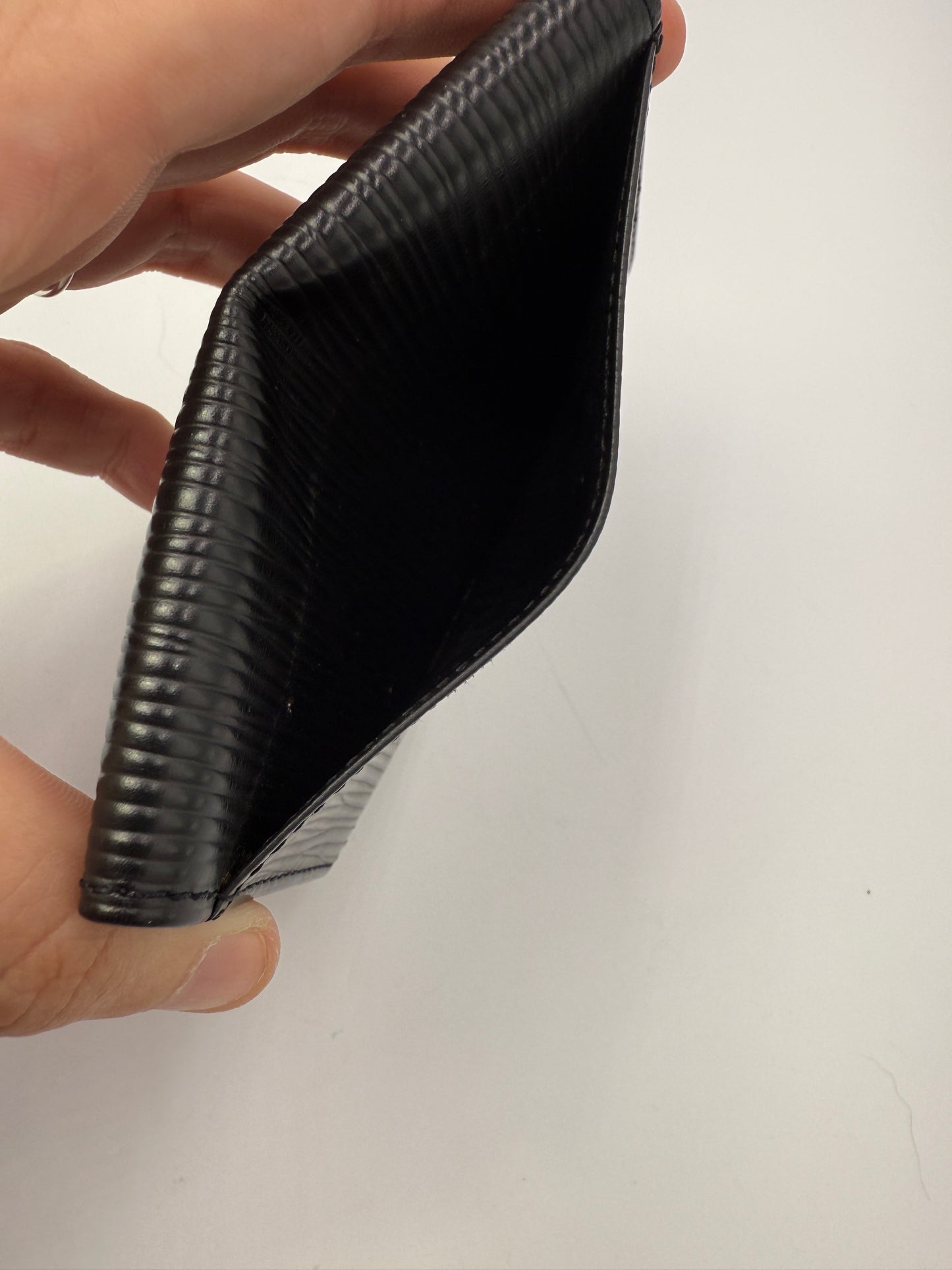 Louis Vuitton Black Epi Leather Pocket Organizer CA0062