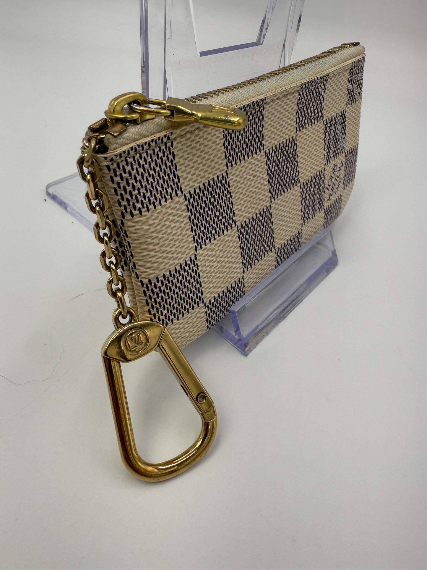Louis Vuitton Damier Azur Coated Canvas Key Cles CA4058