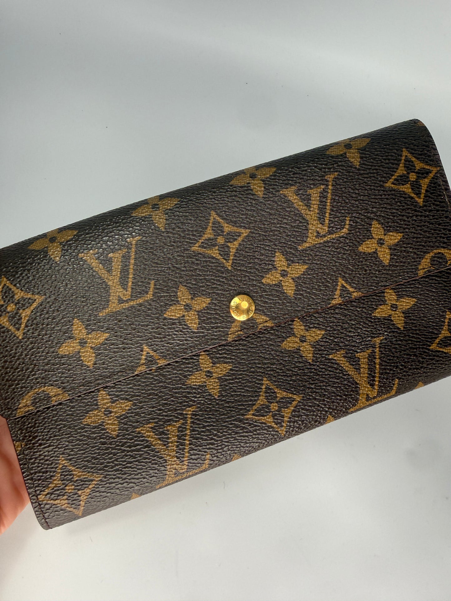 Louis Vuitton Monogram Coated Canvas Sarah Wallet CA0936