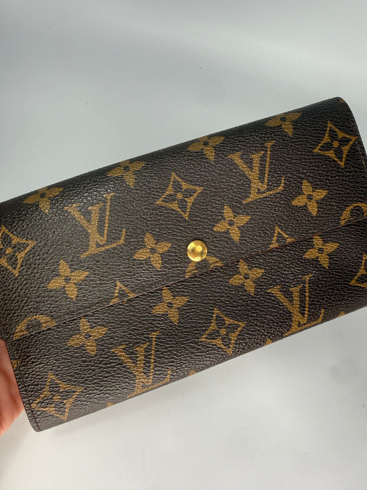 Louis Vuitton Monogram Coated Canvas Sarah Wallet CA0936