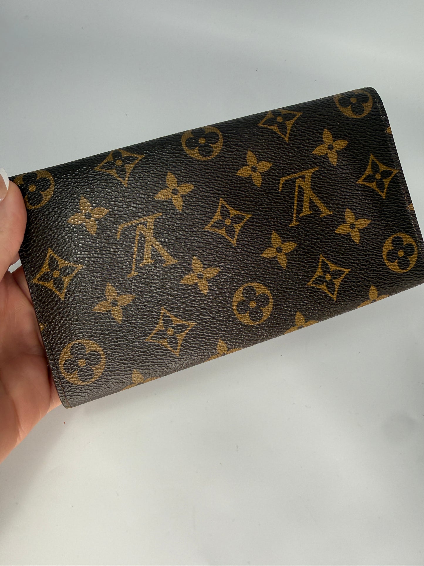 Louis Vuitton Monogram Coated Canvas Sarah Wallet CA0936