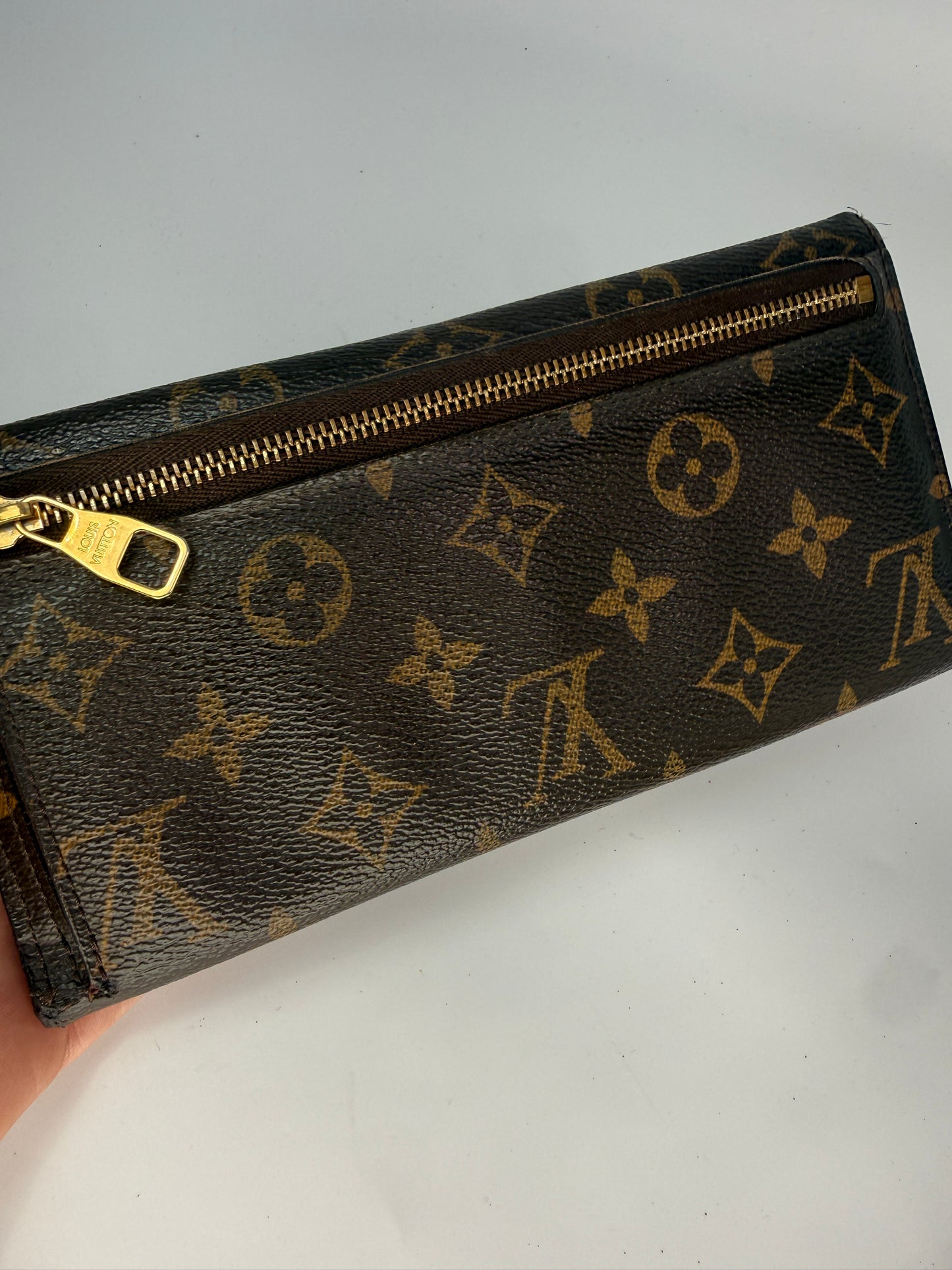 Louis Vuitton Monogram Coated Canvas Envelope Origami Wallet TR4151