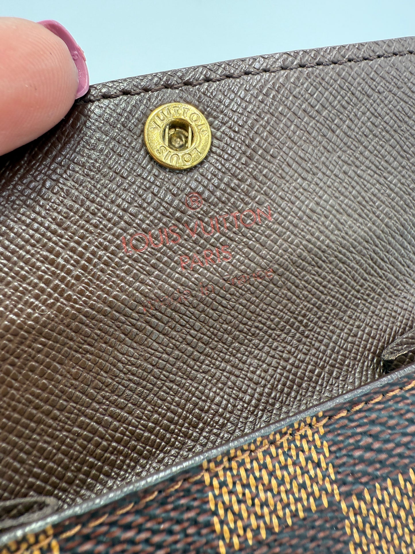 Louis Vuitton Damier Ebene Ludlow Compact Wallet CT0094