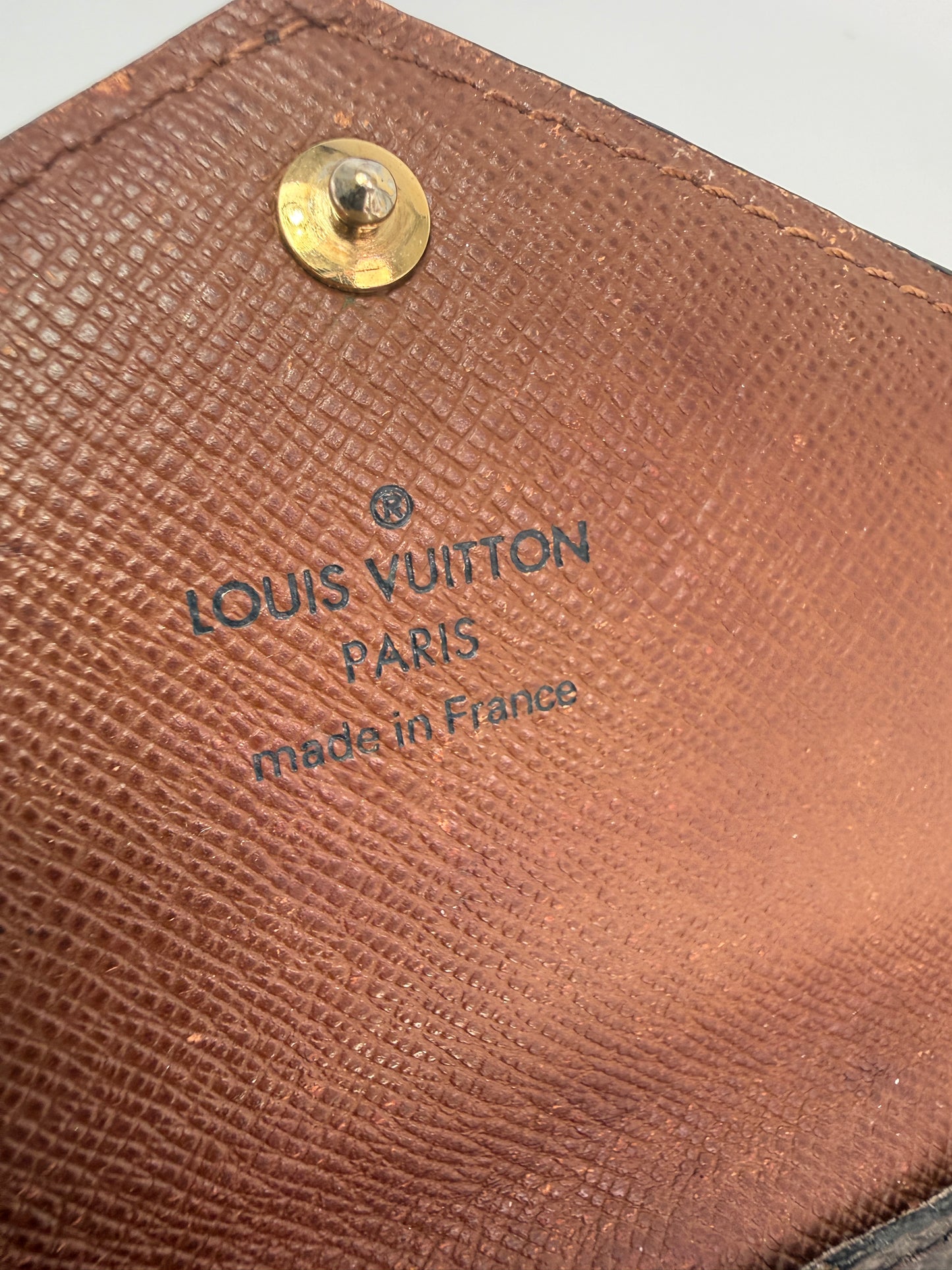 Louis Vuitton Monogram Coated Canvas Envelope Origami Wallet TR4151