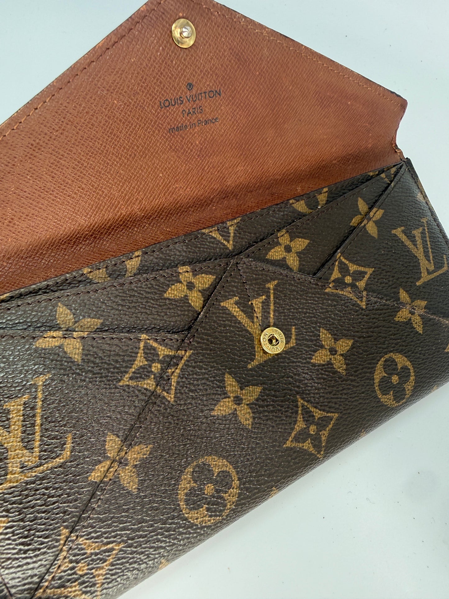 Louis Vuitton Monogram Coated Canvas Envelope Origami Wallet TR4151