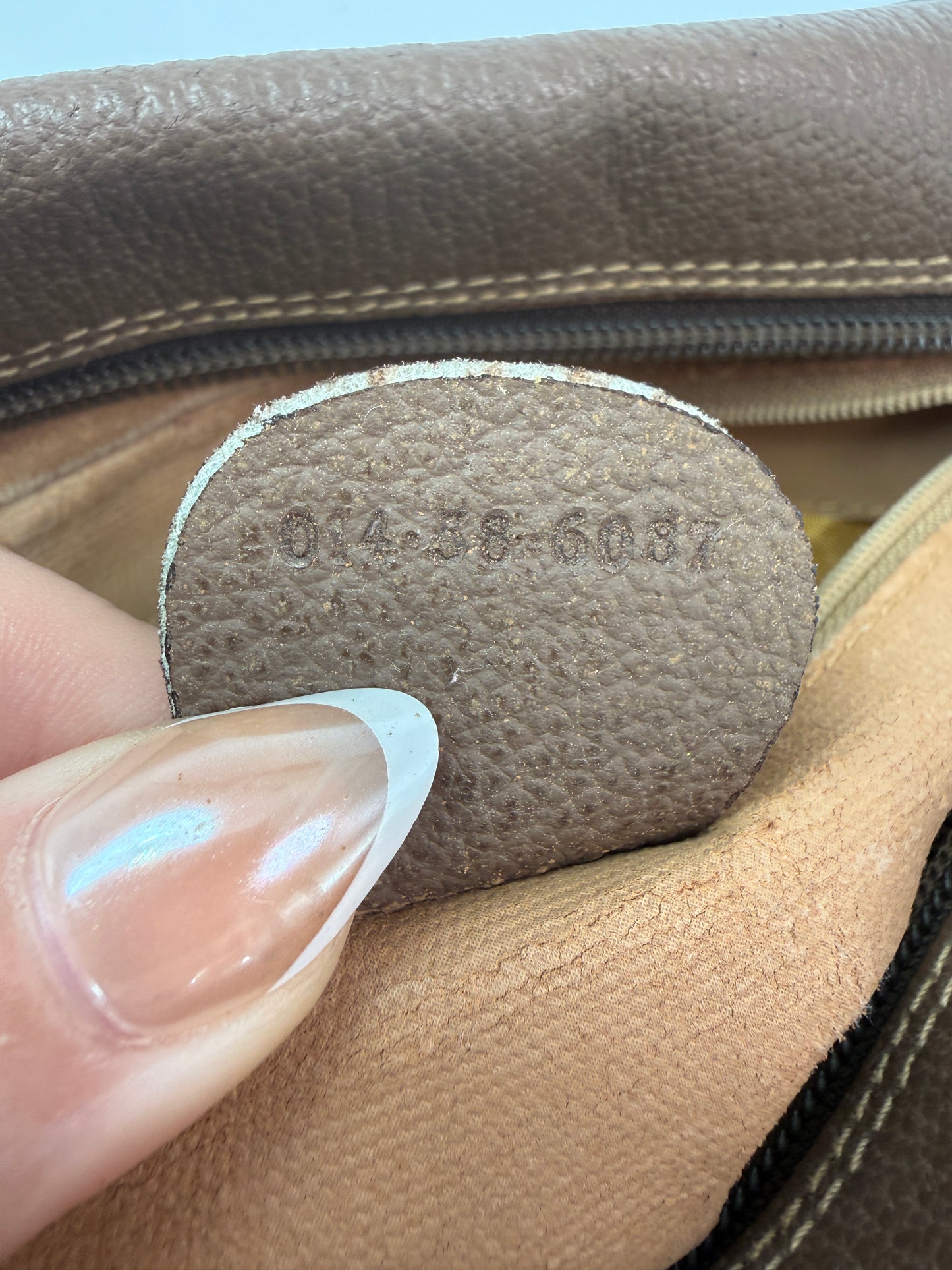 Gucci Guccissima Supreme Coated Canvas Toiletry Zippered Pouch