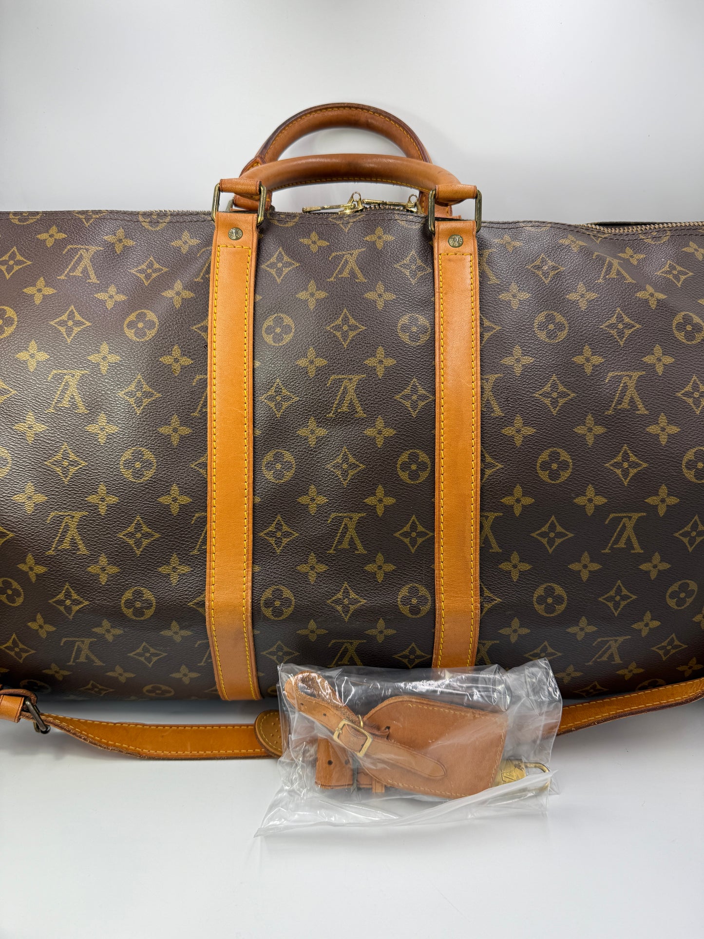 Louis Vuitton Monogram Keepall 55 Bandouliere 893FO