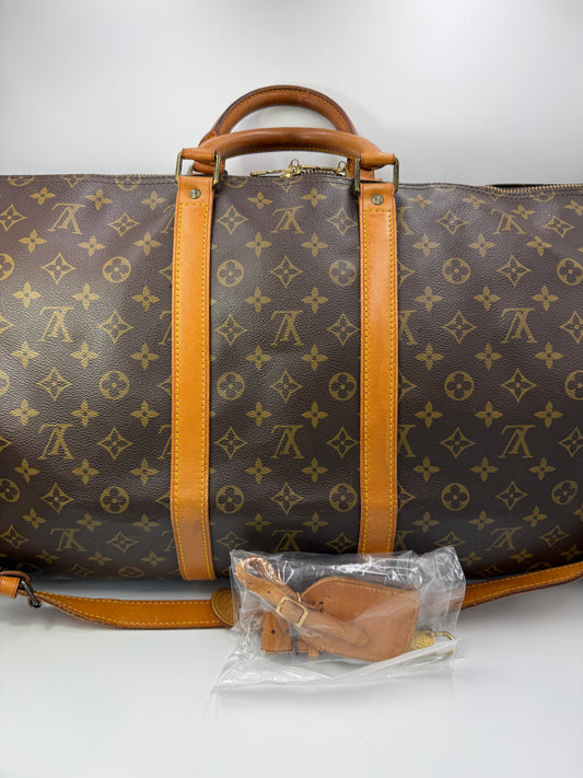 Louis Vuitton Monogram Keepall 55 Bandouliere 893FO