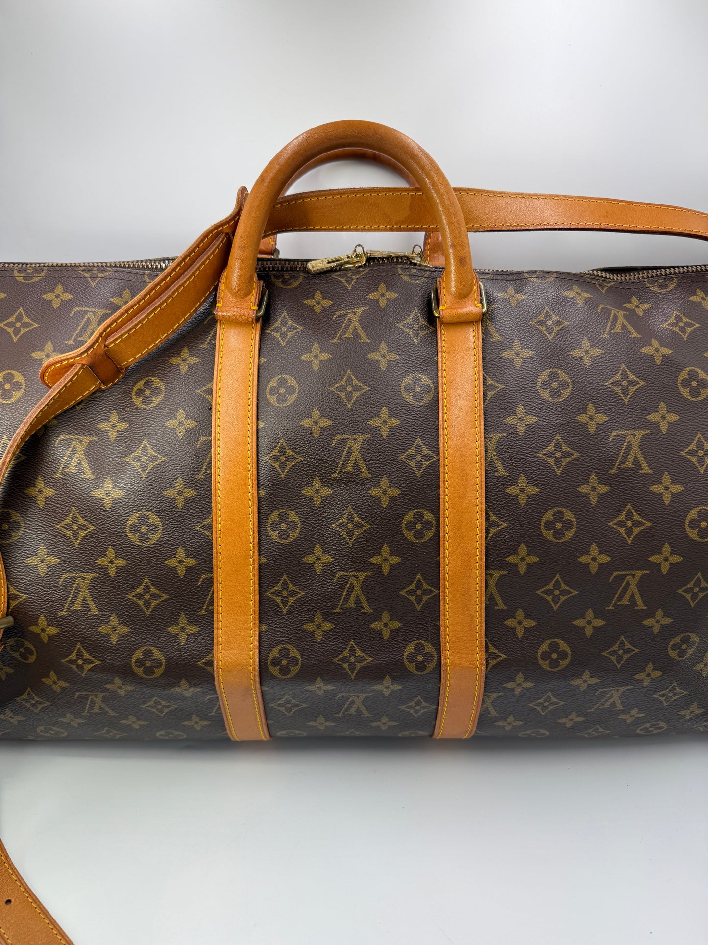 Louis Vuitton Monogram Keepall 55 Bandouliere 893FO