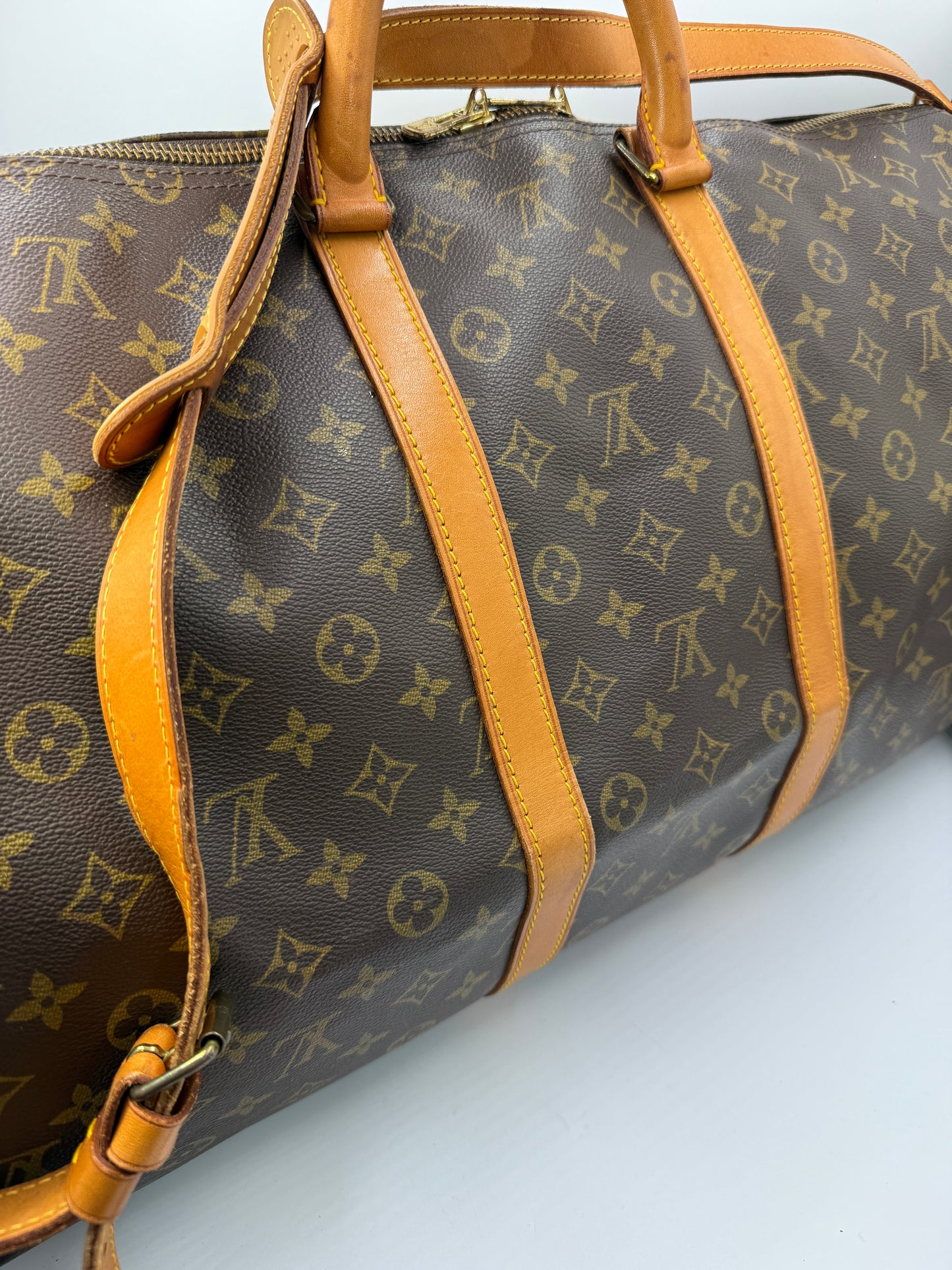 Louis Vuitton Monogram Keepall 55 Bandouliere 893FO