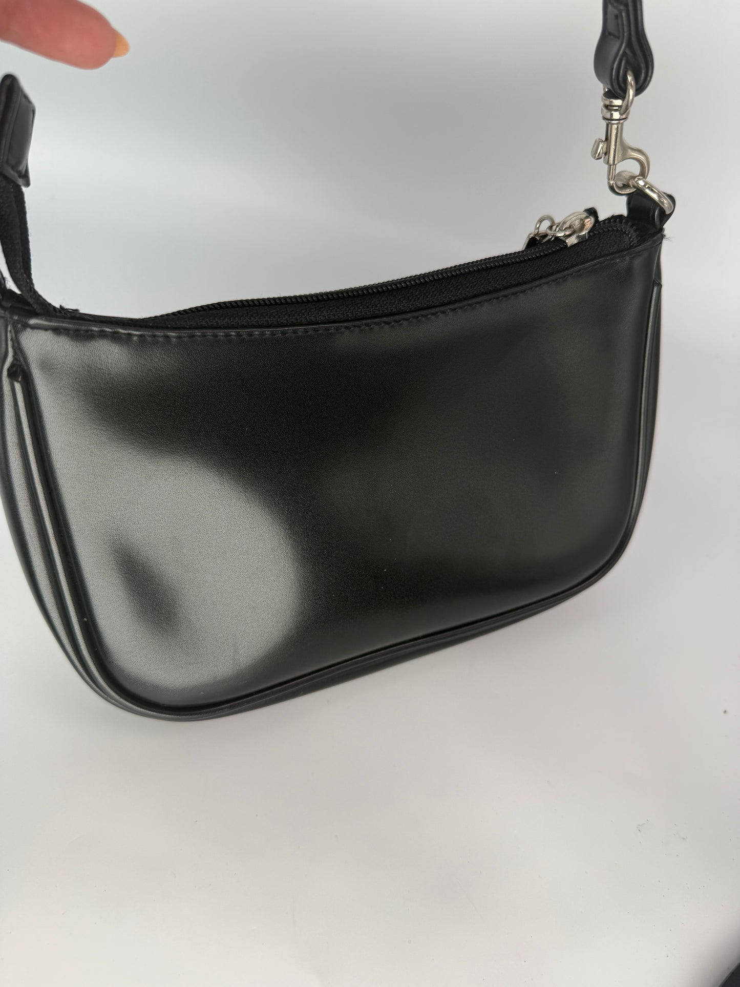 Yves Saint Laurent Black Leather Mini Shoulder Pochette