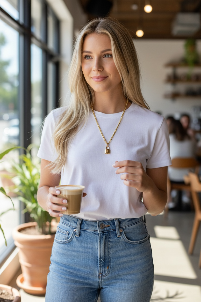 Louis Vuitton Repurposed Lock Pendant Necklace