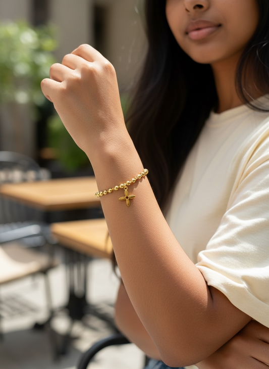 Louis Vuitton Repurposed Monogram Flower Bracelet